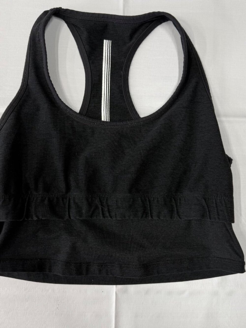 Peloton sports bra racerback design open back XL dark gray - Picture 8 of 9